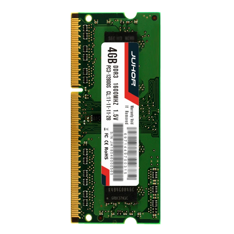 Juhor Ddr3 4G 1 5 V 204 Pin Ram память для ноутбука (1333 МГц) | Компьютеры и офис