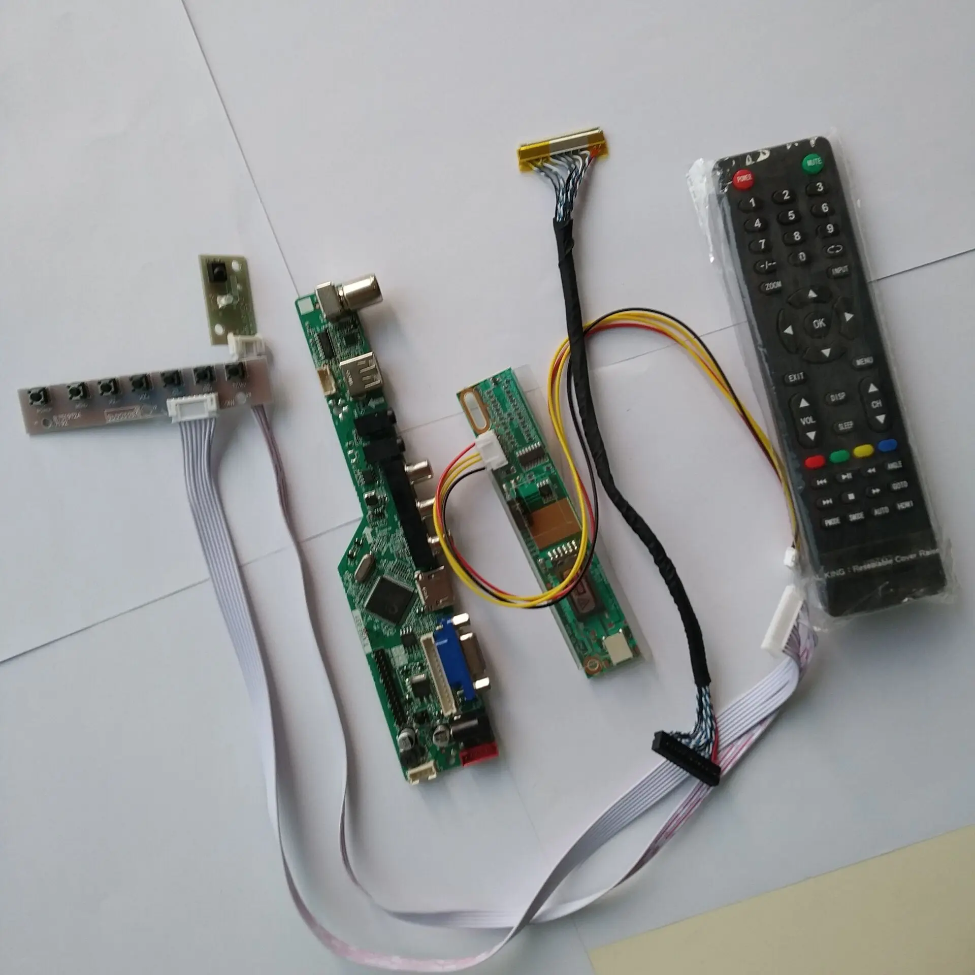 ТВ HDMI AV аудио USB VGA ЖК светодиодный контроллер плата дисплей для LP171WP4(TL)(N1) 1440X900 17 1