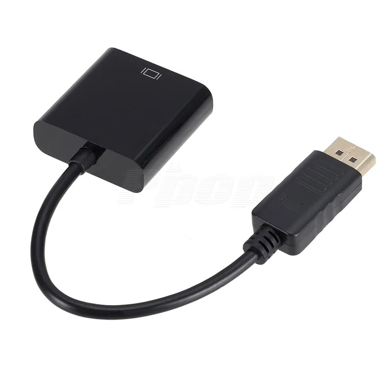 Переходник DP в HDMI совместимый с DisplayPort кабели 24 см разъем FHD Папа мама для монитора