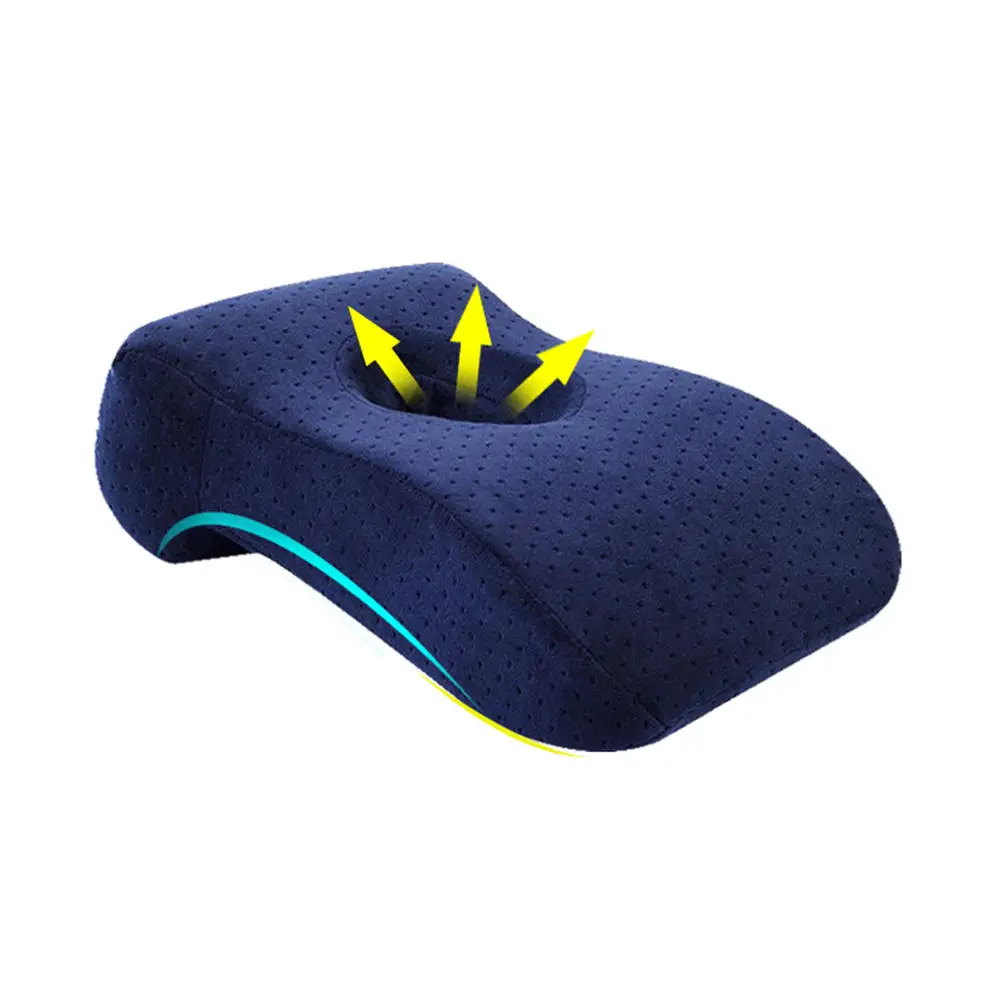 Хлопковая Бархатная подушка для шеи с эффектом памяти путешествий головы