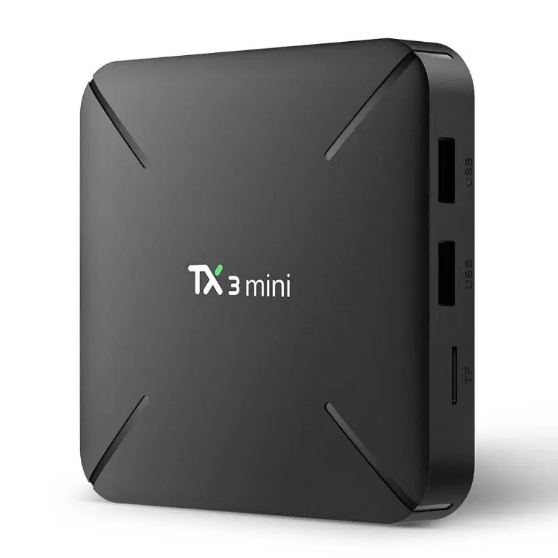 TX3 мини ТВ Box Android 7 1 Amlogic S905W Декодер каналов кабельного телевидения wi fi Media Player