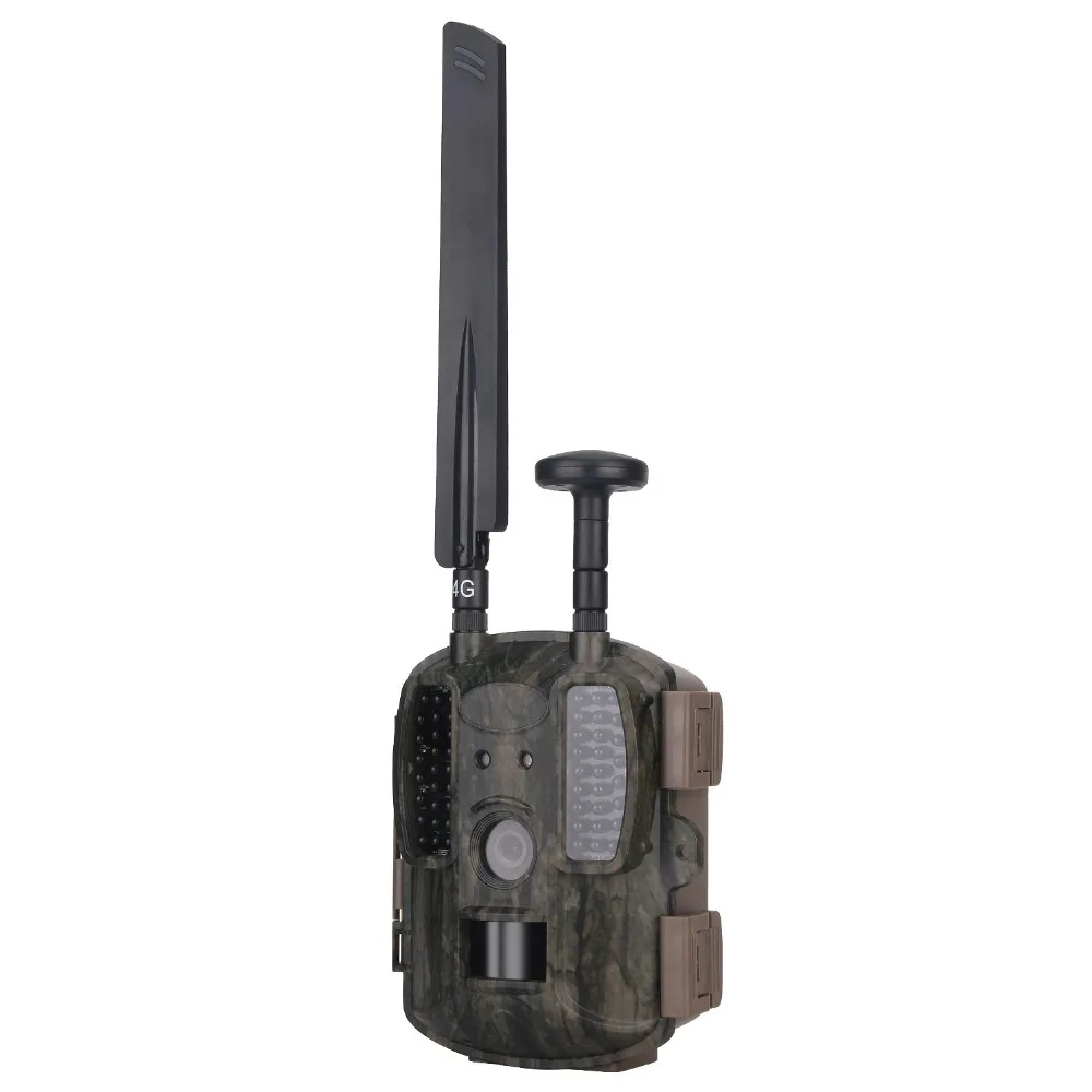 Камера для охоты Trail 4G камера дикой GPS FTP инфракрасная ночного видения камуфляжная