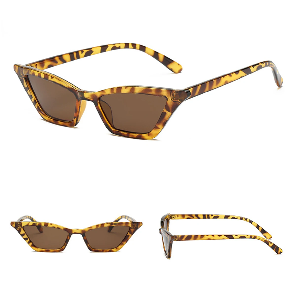 1 шт. маленькие женские очки кошачий глаз пластиковые для вождения винтажные