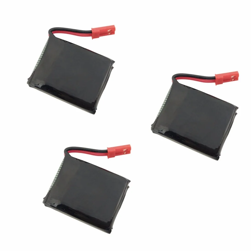 

3pcs 3.7v 650mah Lipo Battery Jst Connector For X8tw X8t Q1012 Q9 RC Quadcopter Accessories Spare Parts