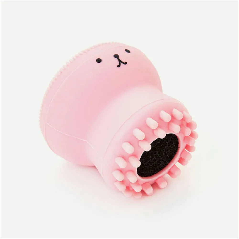 Ovonni мультфильм милый Puff кисть щетка для чистки мягкой кожи Малый осьминог
