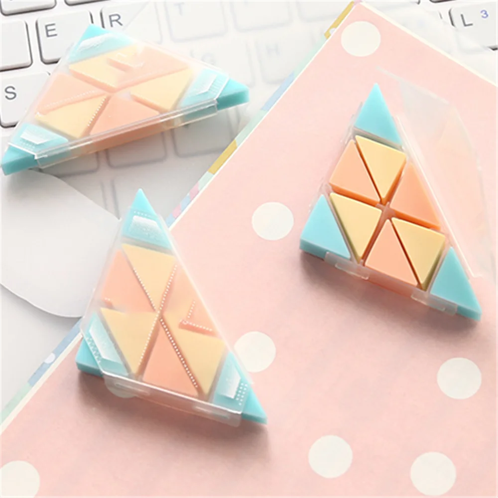 1Pc Cute Triangle Eraser Kawaii Stationery for Revise Details Super Clean School Office Art Supplies Novelty Erasers Kids Gifts|Ластик| |