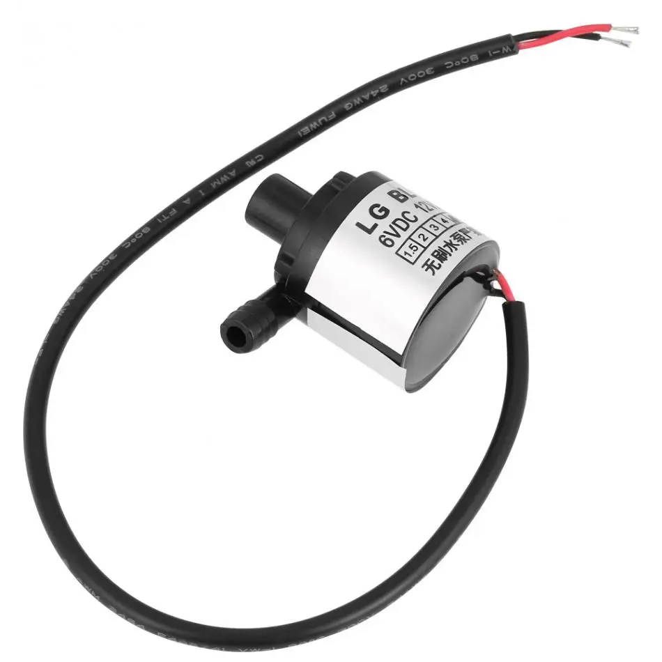 Горячий DC 12V 5W бесколлекторный погружной водяной насос 2 5 м подъемная головка