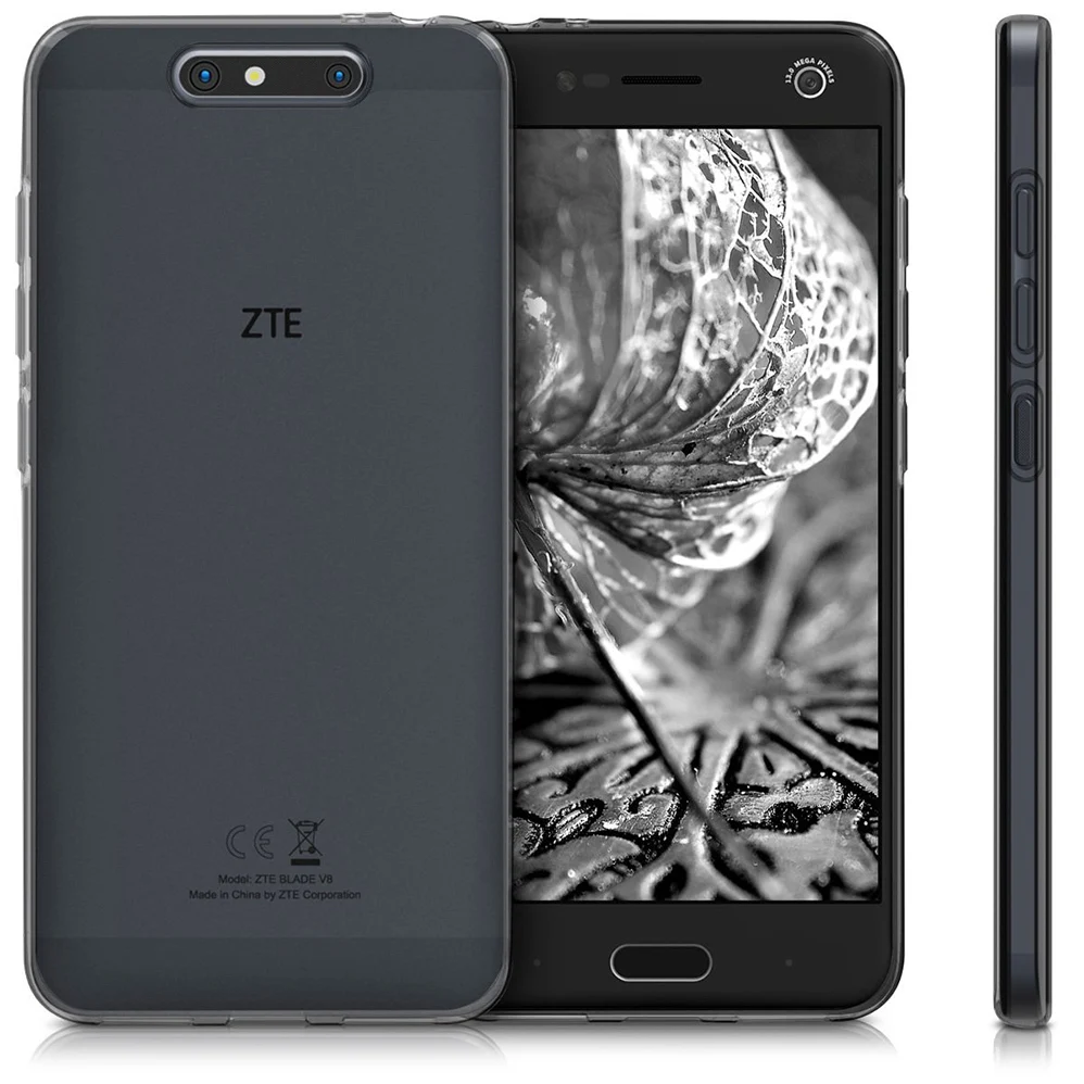 Силиконовый Ультратонкий чехол для телефона ZTE Blade V8 /V8 Pro / mini Мягкий ТПУ защитный