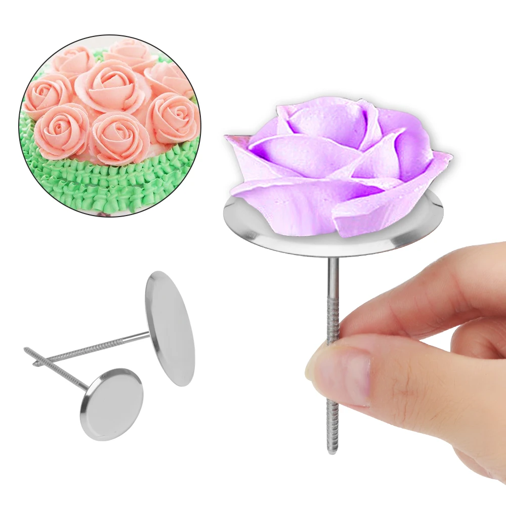 Нержавеющая сталь кантом для ногтей Игла DIY палкой мороженого торт декоративные