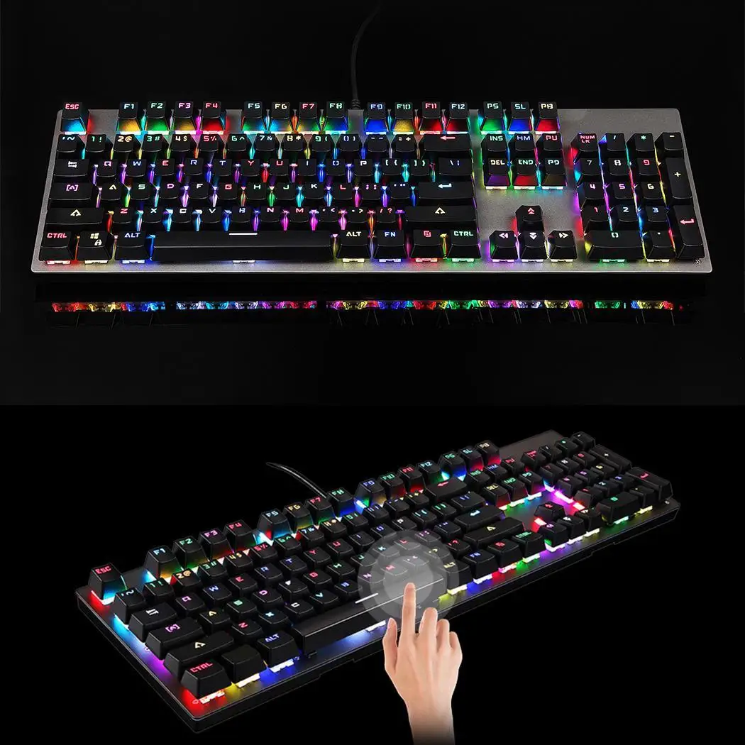 Motospeed CK89 NKRO Teclado Mecânico Jogos USB Проводная Подсветка RGB | Компьютеры и офис