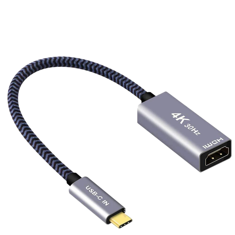 Новый кабель type C к Hdmi Male Hd 4K 60Hz ТВ алюминиевый корпус|Адаптеры Type-C| |