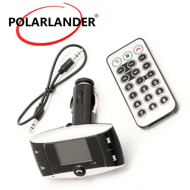 Car MP3 Player BluetoothHandsfree FM Transmitter HD Loosless + LCD Screen Support TF Slot With Remote Control | Автомобили и