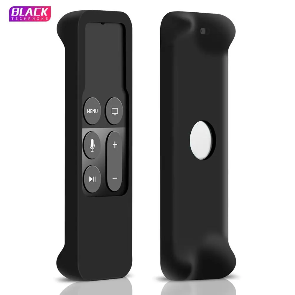 Защитный чехол для Apple TV 4K 4th Gen Siri силиконовый с дистанционным управлением и