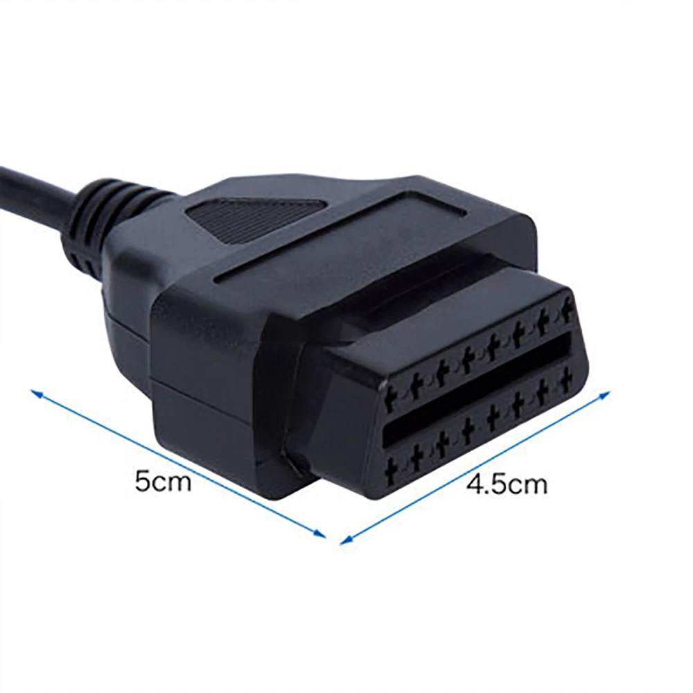 1 шт. 16Pin OBD2 к USB порт зарядное устройство адаптер кабель соединитель
