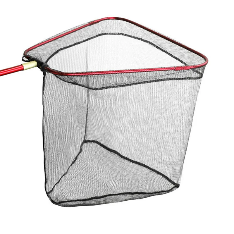 Foldable Head Fishing Nets Brail Aluminum Alloy Removable Landing Net For hand Anti adhesive Accessories|Рыболовные сети| |