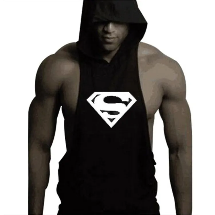 Muscleguys Brand Clothing Fitness Tank Top Mens Sleeveless Bodybuilding Shirt Tops Tee Gym Singlet Sport Vest | Мужская одежда