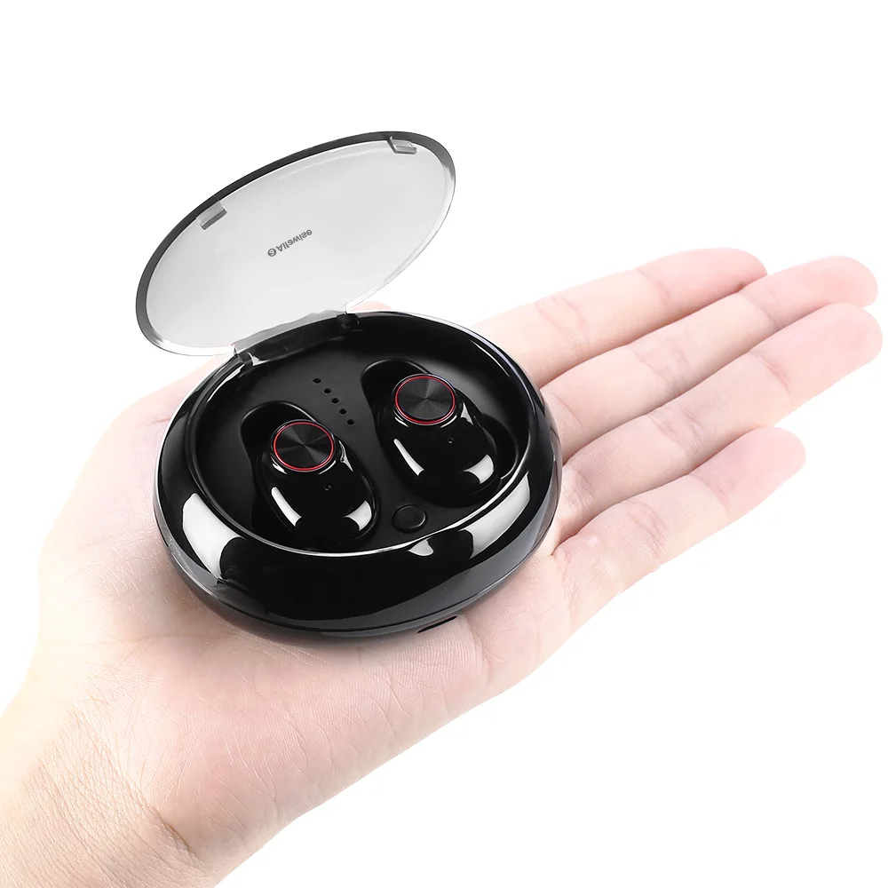 Alfawise TWS беспроводные мини наушники Bluetooth 5 0 стерео двусторонние с портативной