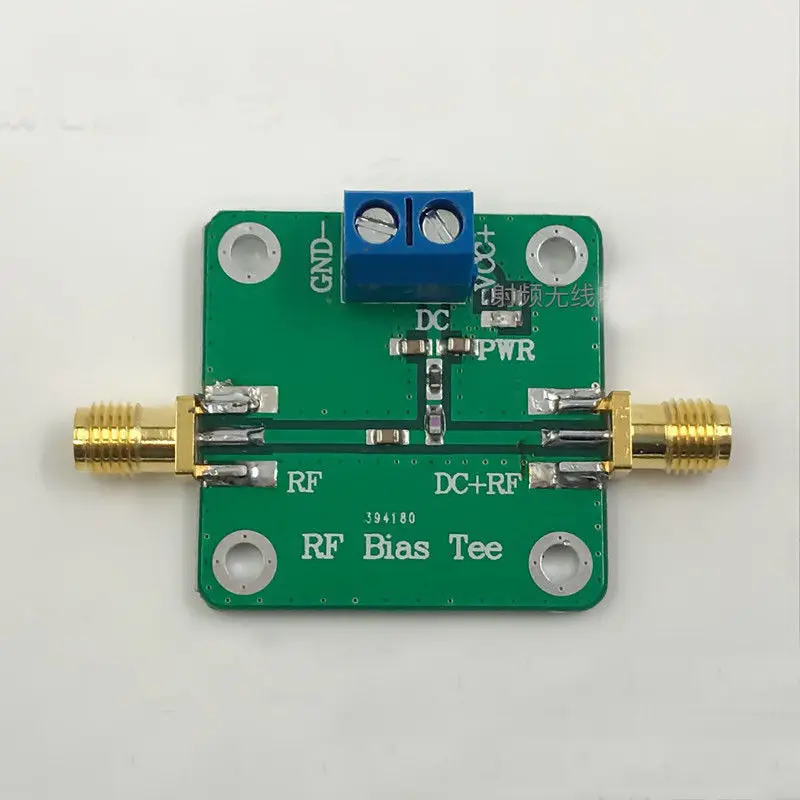 DYKB Bias Tee Broadband 10-6000MHz RF microwave DC bias DC blocker for HAM radio RTL SDR LNA Low Noise Ham Radio Amplifier