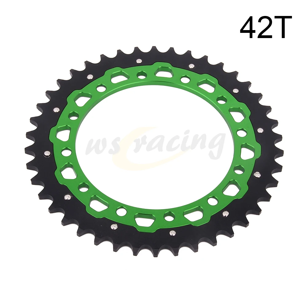 42 т 48 49 50T 51 сзади звездочки для Kawasaki Suzuki KDX KLX KX KXF 125 200 220R 250 300R 450 450R 500 650 KX250F