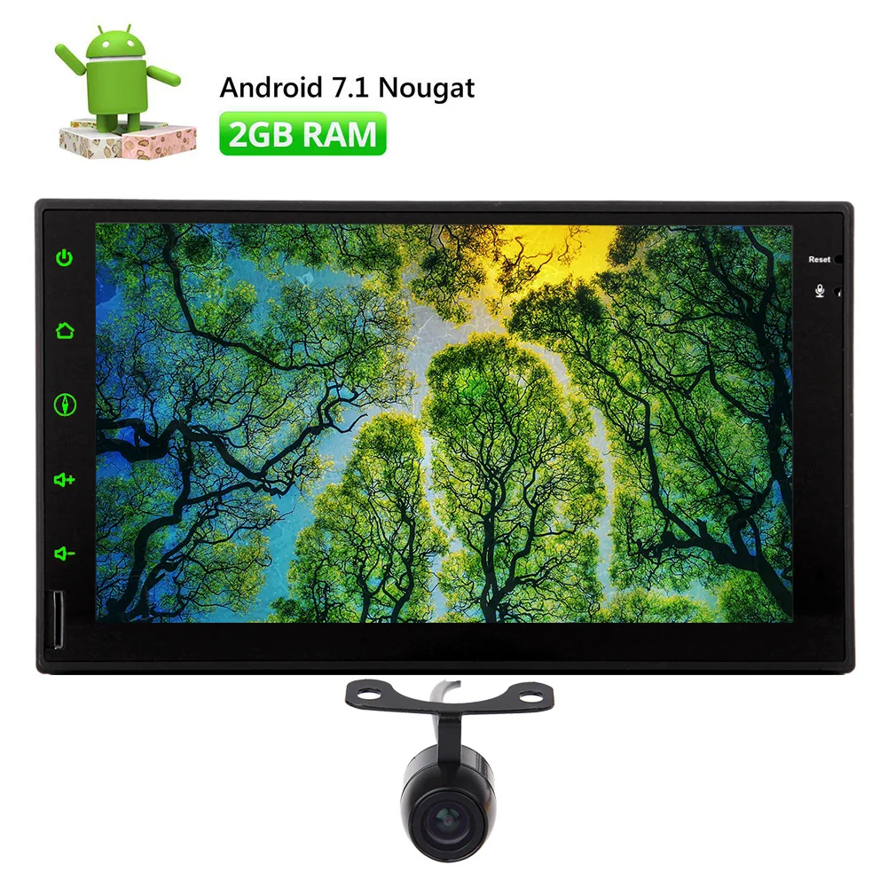 EinCar 2DIN Android 7 1 Nougat система автомобильная навигация Bluetooth Восьмиядерный 2G/32G