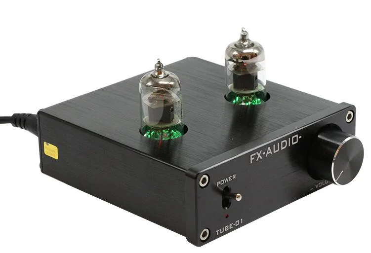 FX Audio EU DC12V 1A Mini 6J1 клапан вакуумная трубка Предварительный усилитель стерео аудио
