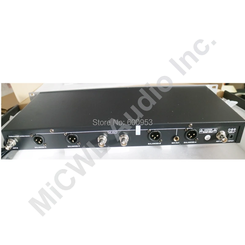 Микрофонная система MiCWL SKM9000 истинное разнообразие 4 черные беспроводные