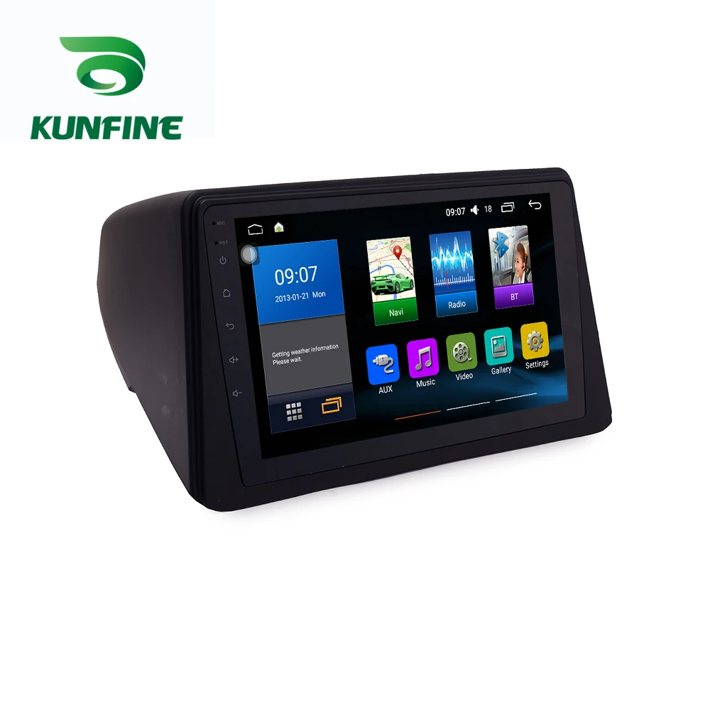 Восьмиядерный 1024*600 Android 8 1 автомобильный DVD GPS навигационный плеер Deckless стерео для