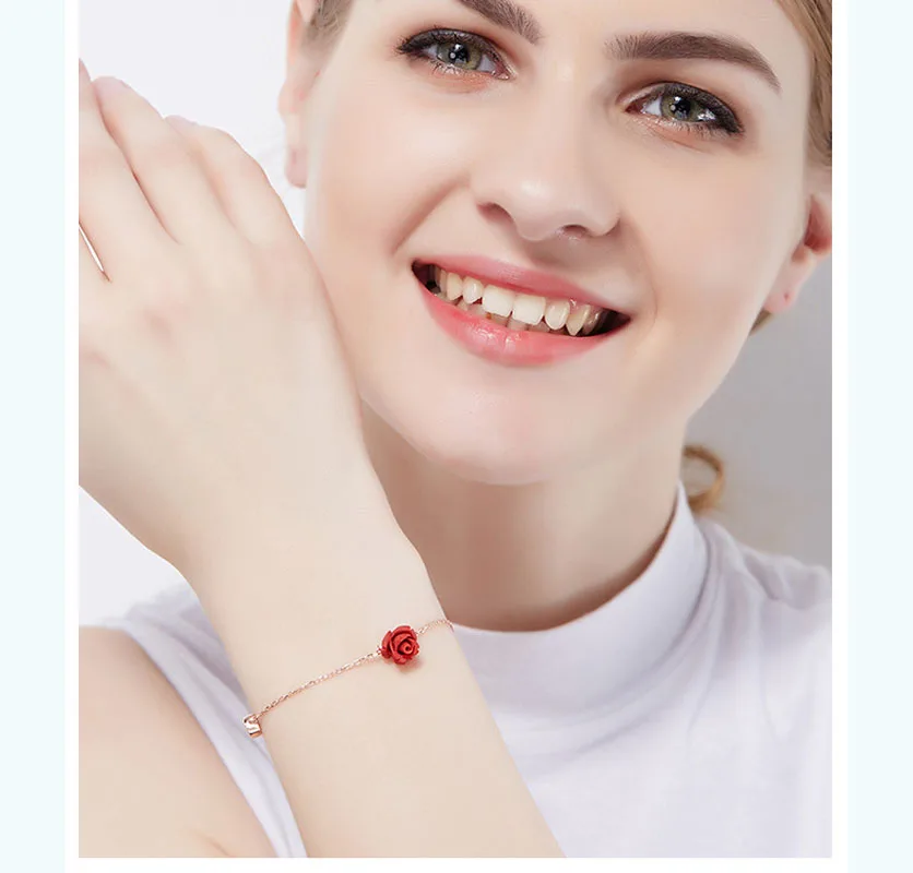 Rose gold S925 sterling silver anklet Women models South Korea simple personality summer foot crystal jewelry | Украшения и