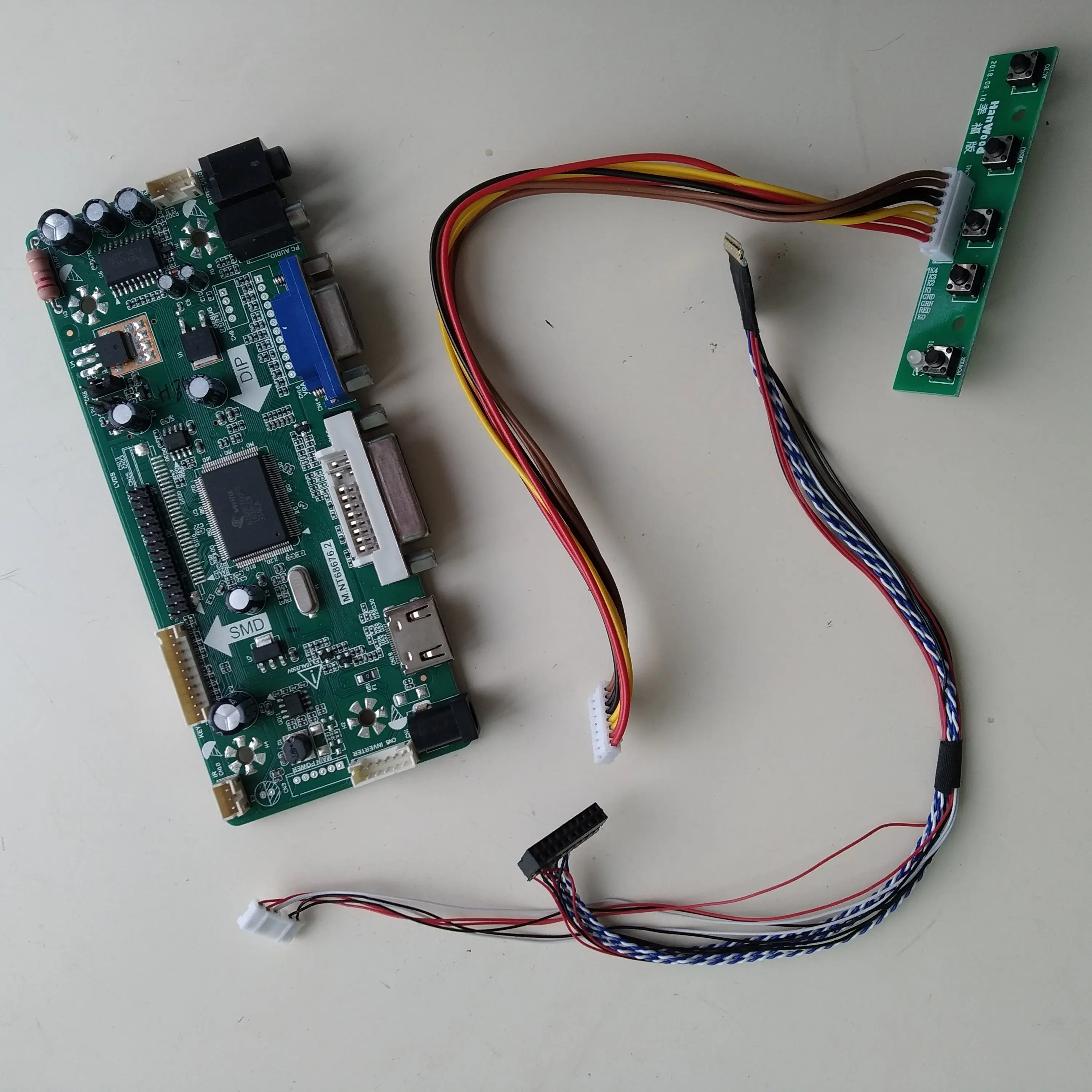 DVI VGA LCD LED HDMI дисплей Aduio плата контроллера для 10 1 &quotN101L6 L06/N101L6 L0A 1024X600 Панель экрана