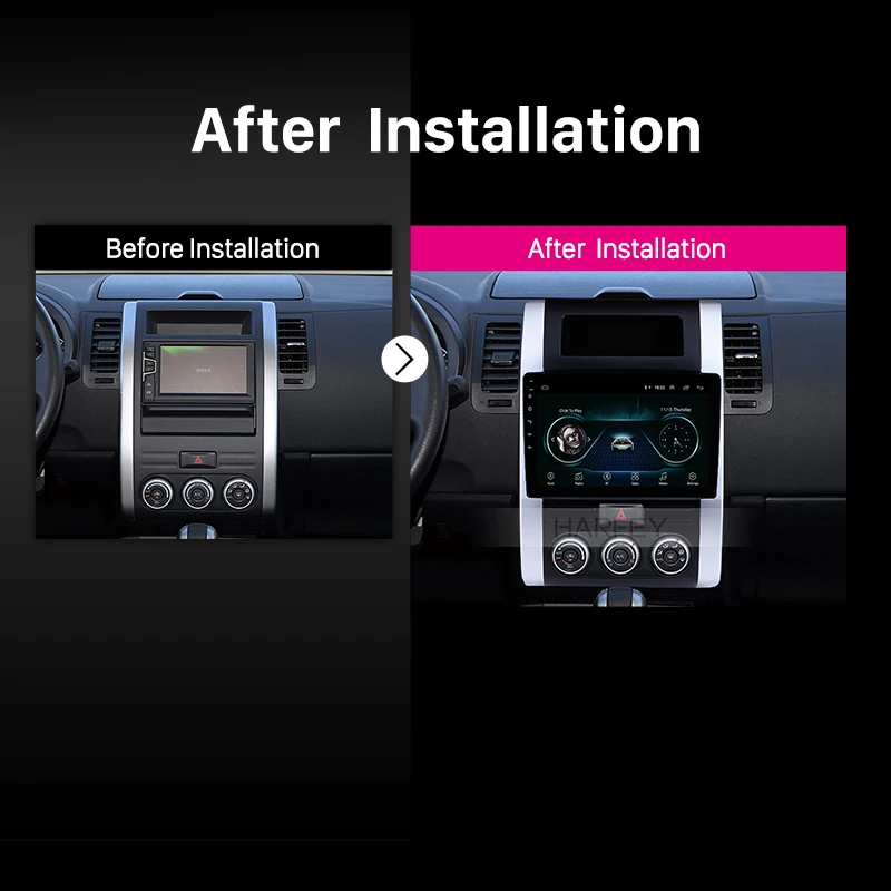 Harfey Android 8 1 радио головное устройство для 2008-2012 NISSAN X-TRAIL Dongfeng MX6 10 дюймов