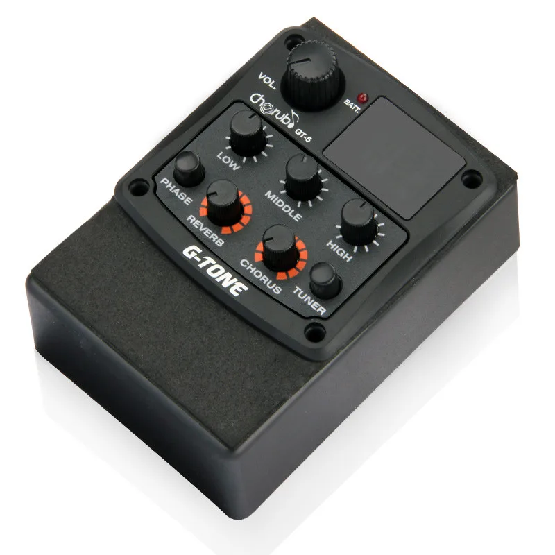 Акустическая гитара Cherub G Tone Preamp Piezo Pickup 3 полосный эквалайзер встроенный