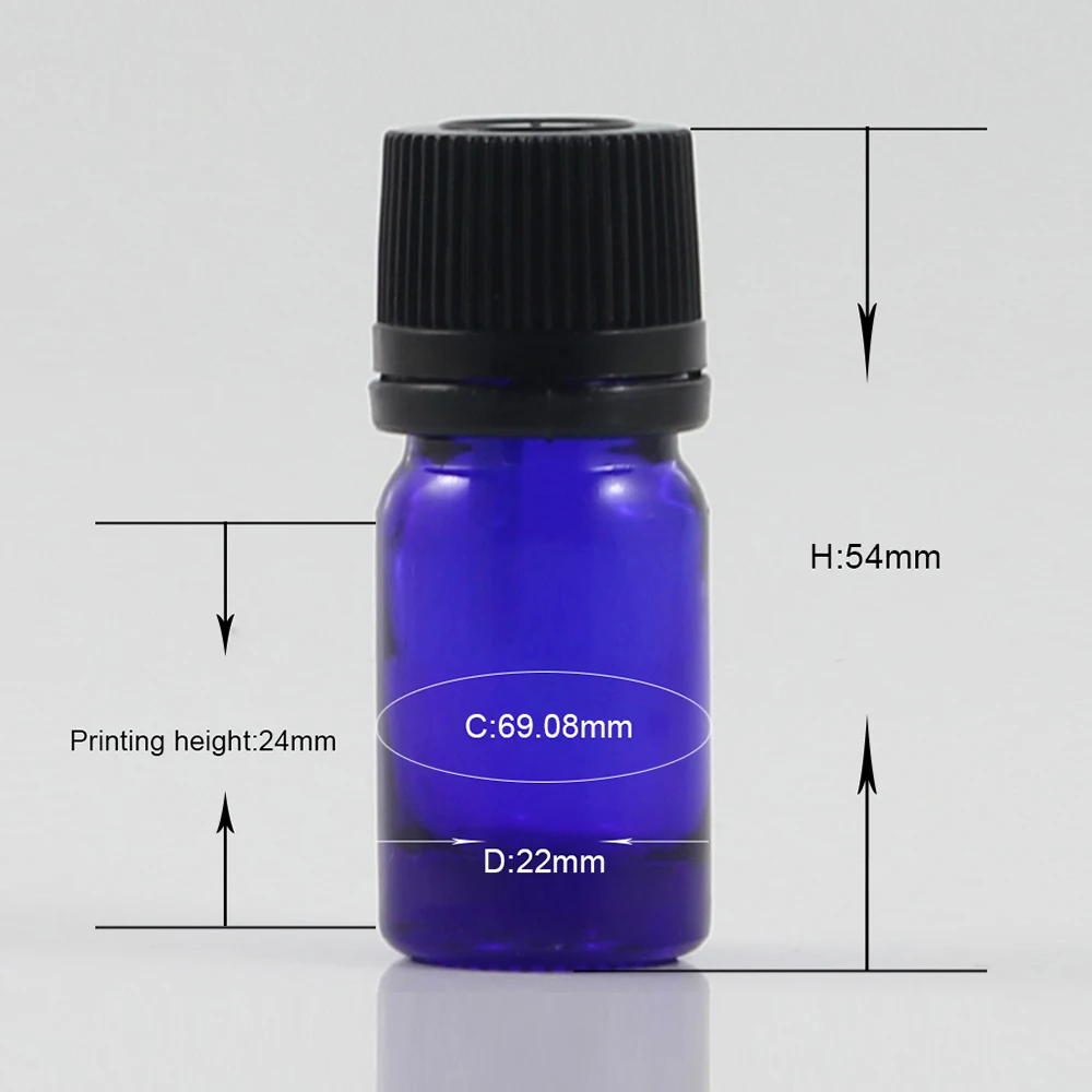 100pcs lot olive oil glass bottle 5ml portable essential with caps cosmetic packaging | Красота и здоровье