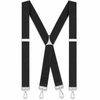 2 5cm width triangle metal x back suspensorio classic 4 hook clip high elastic business men gift suspenders husband father