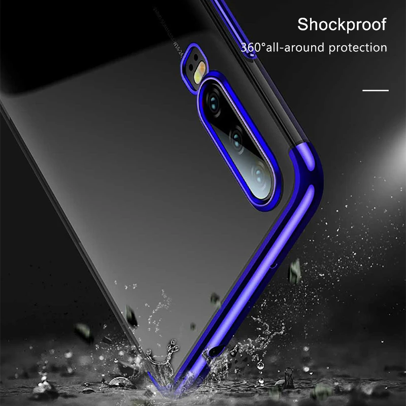 Plating Case For Huawei Honor 8S 8X 8C 8A 10 TPU Cover P Smart 2019 Y6Pro Y7 Y9 Y5 P30 Lite P20 Pro Phone Shell Coque |