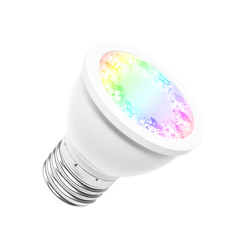 12 шт./компл. ZIGBEE ZLL RGBCCT прожектор 5W E27 E26 Par16 APP управление двойной бело-Цвет колпак