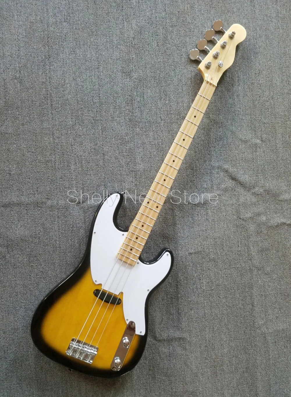 Шелли новый магазин Заводская Продажа sunburst 3ts color P/J bass 4 струны электробас гитара