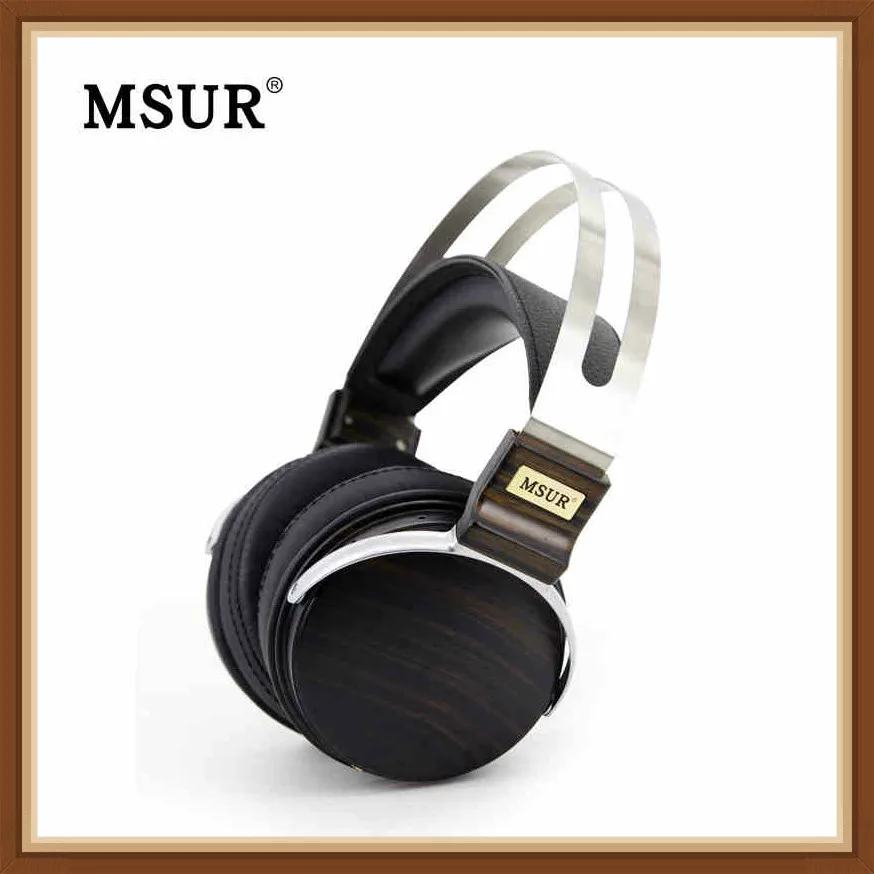 Наушники MSUR N650 с динамическим монитором деревянные металлические Hi Fi