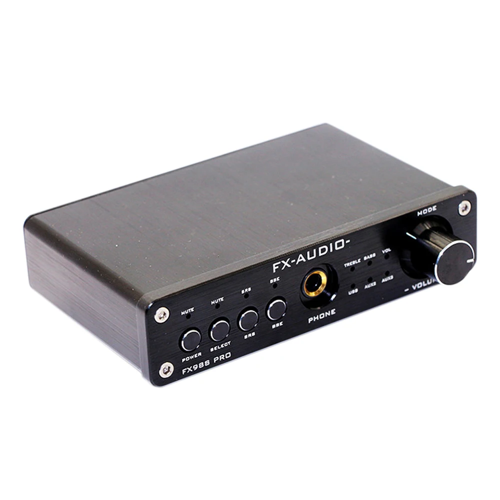 FX-аудио FX-98S PCM2704 NJW1144 MAX9722 120 Вт hifi-усилитель для наушников DAC USB декодер аудио