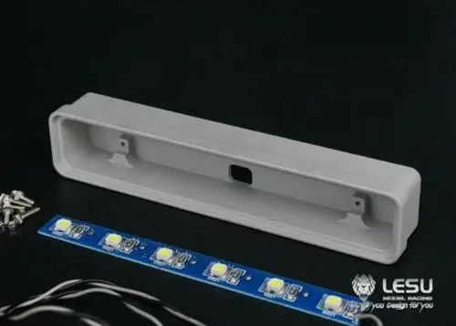 LESU топ светильник светодиодный для 1/14 DIY Tamiya RC трактор Инженерная модель