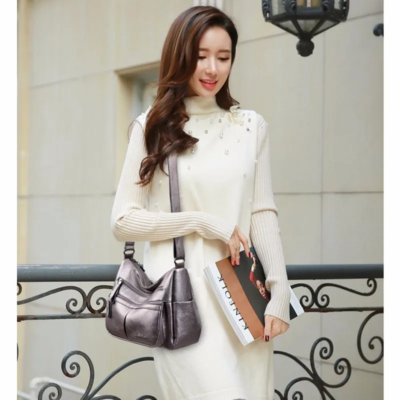 2019 женские кожаные сумки мессенджеры маленькие через плечо для женщин кожаная