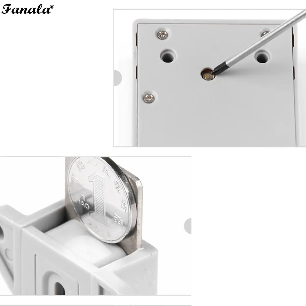 Дырокол бесплатно цифровой скрытый замок шкафа Серебро DIY умный электронный