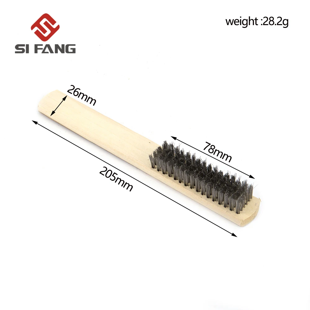 3 шт. латунь/сталь/нержавеющая сталь проволочная щетка для очистки металла