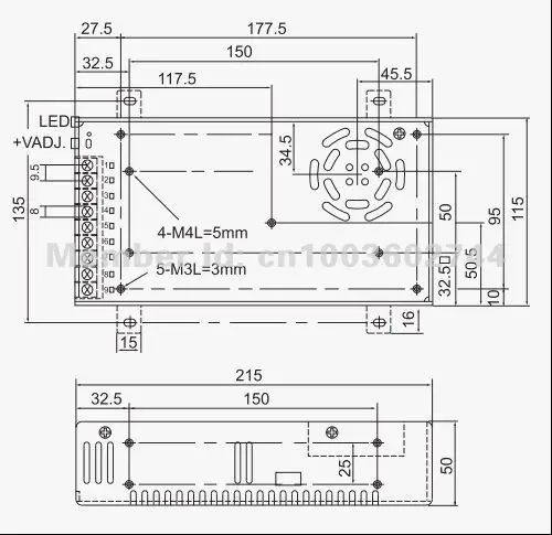 27V Питание 7.5A 9.3A 13A 14.8A AC DC с Мощность PSU 200W 250W 350W 400W 100 240VAC DC27V блок питания|ac-dc power|ac-dc
