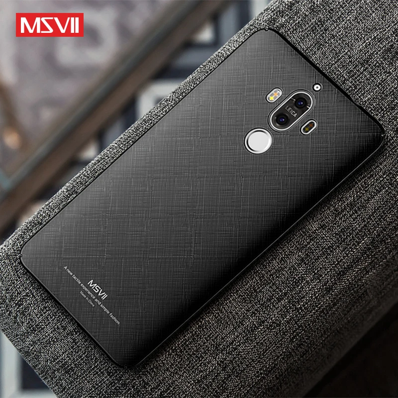 Msvii чехол для телефона huawei Коврики 9 Pro Чехлы роскошные классические Fundas царапинам