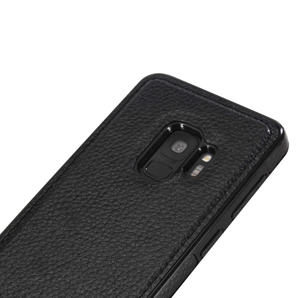 KISSCASE Магнитный поглощающий кожаный чехол для samsung Galaxy S9 S8 Plus S7 Ретро Чехол из