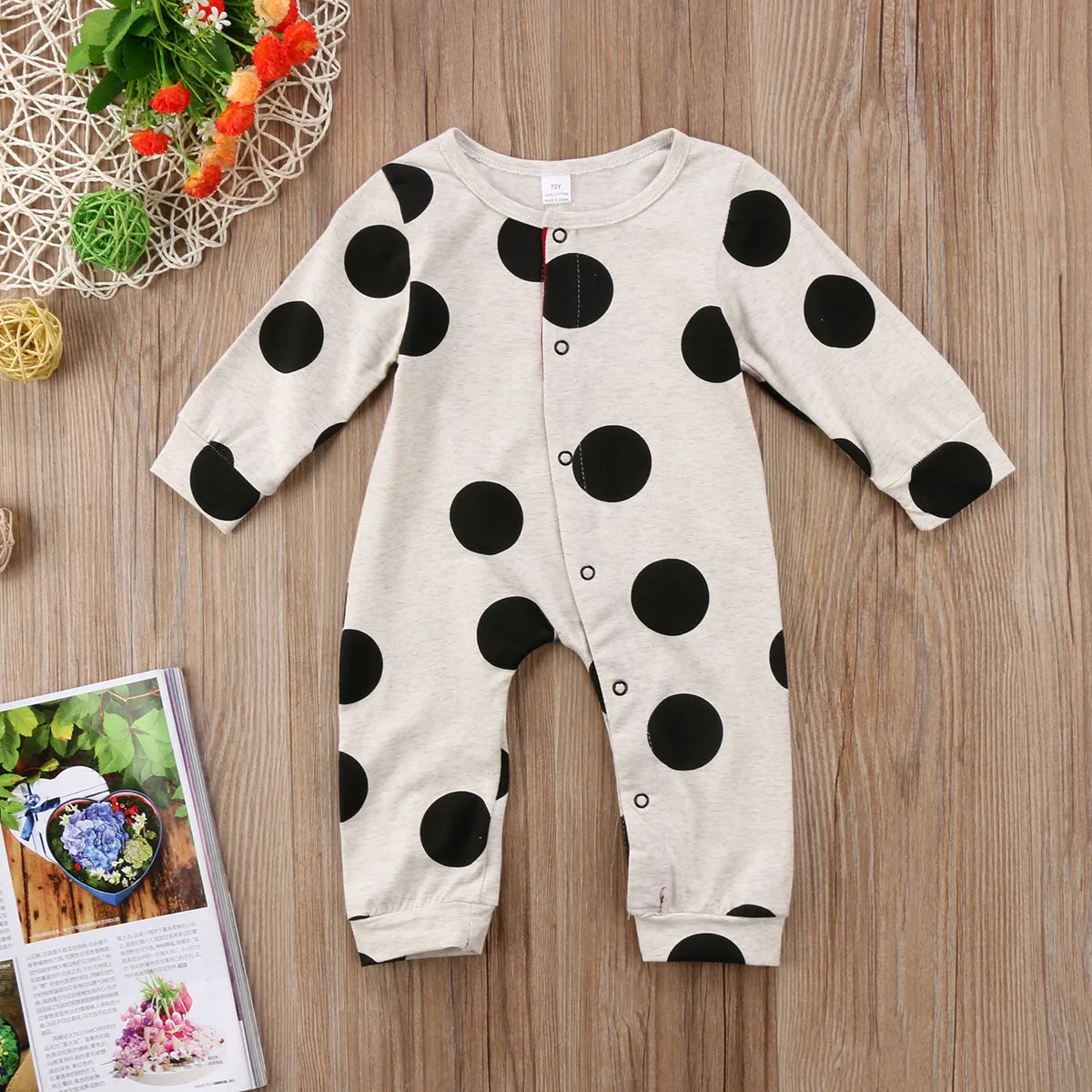 

Pudcoco Baby Jumpsuits 0-24M USA Newborn Baby Boy Girl Infant Cotton Romper Jumpsuit Outfits Clothes