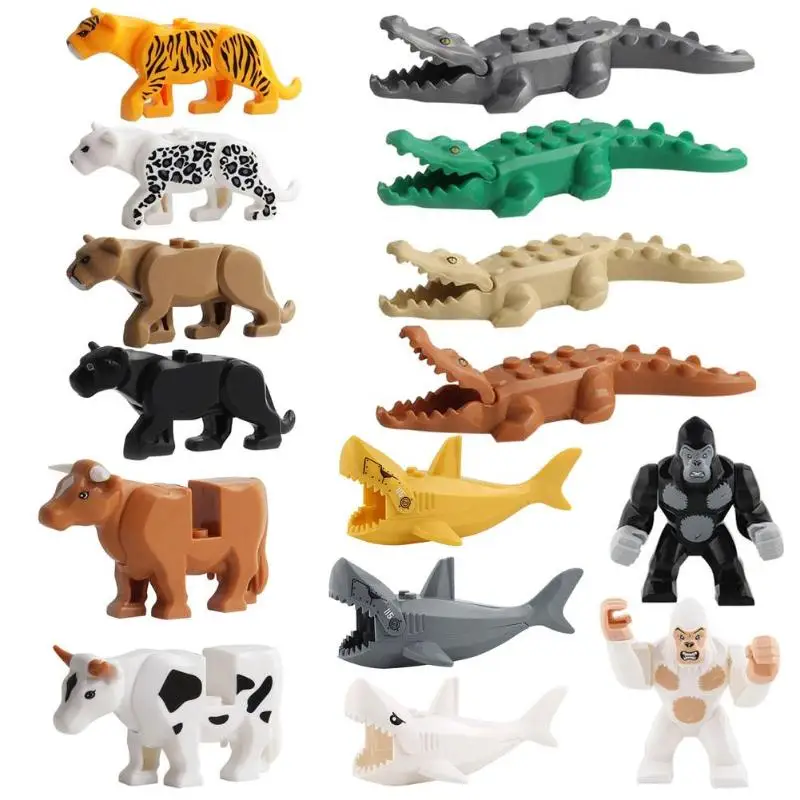 Детская мультяшная модель животных монтажный блок 3D сделай сам детские
