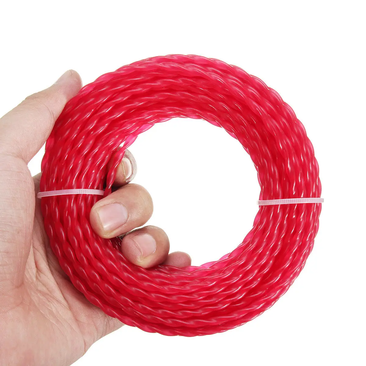 

Nylon 15m*3mm Trimmer Line Rope Roll Cord Wire String Grass Strimmer Garden Mowing Wire Lawn Mower Accessory
