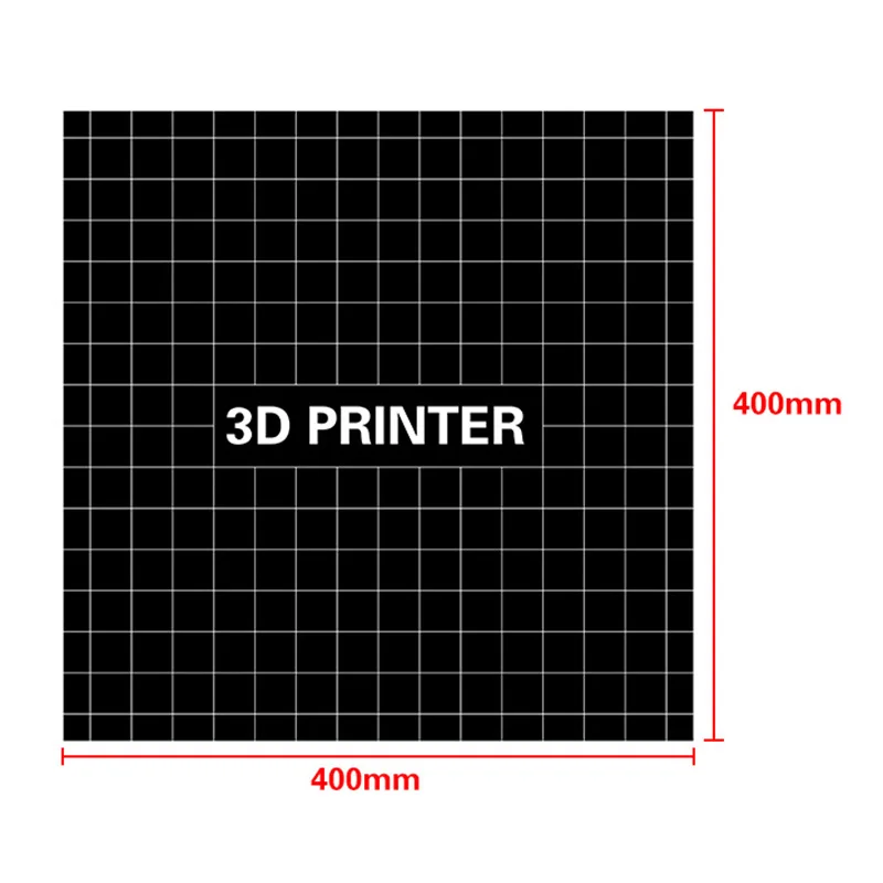 3D принтер с подогревом платформы 400x400 мм Горячая кровать алюминиевая подложка