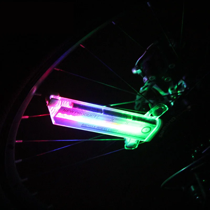 Велосипедный светильник 32 светодиодный RGB водонепроницаемый велосипед меняющее